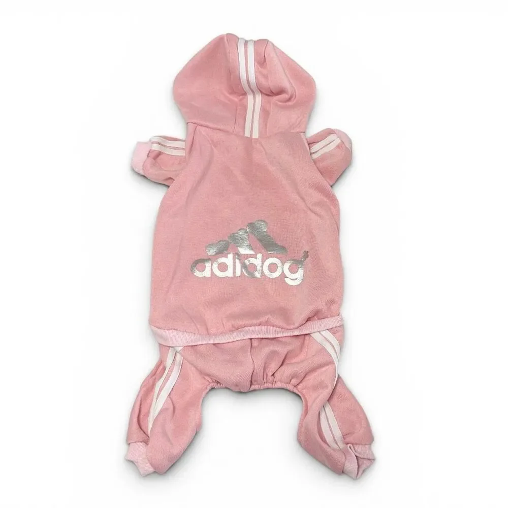 Adidog Pink Dog Jumpsuit Sz 3XL